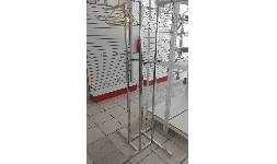 Rack para exhibición de ropa y anaquel