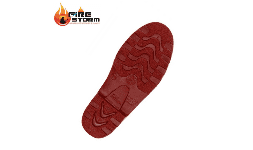 Bota sanitaria blanca y negra con casquillo en Fire Storm