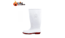Bota sanitaria blanca sin casquillo en Fire Storm