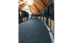 Piso para ganado fabricado con llanta reciclada