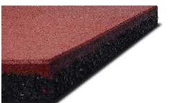 Losetas de caucho de llanta para parques infantiles