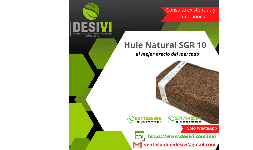 Hules Naturales (Hule crudo, Hojas ahumadas, Crepé, Caucho SBR) SGR 10