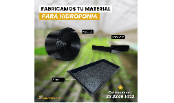 Canaleta hidropónica para invernadero y sistemas de cultivo