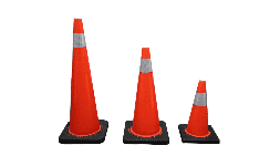 Traficonos para Señalamiento Medidas: 45 cm, 71 cm, 91 cm