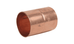 Tuberia y conexiones de cobre Cople con tope