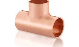 Tuberia y conexiones de cobre Tee 