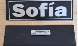 Grabado láser, personalizado placas, termos, gafetes, objetos metálicos