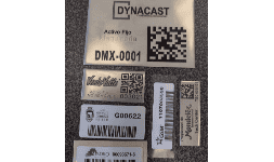 Placas de aluminio y acero para control de activo fijo