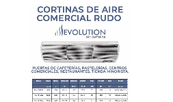 Cortinas de aire comerciales 4G series