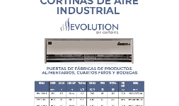 Cortinas de aire industriales super large wind series