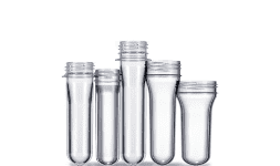 Preformas PET para botellas transparentes