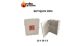 Botiquin medico blanco metalico sin contenido Fire Storm