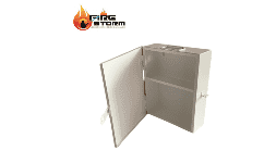 Botiquines metalicos color blanco sin contenido Fire Storm