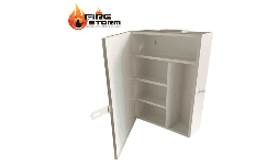 Botiquines industriales metalico blanco sin contenido Fire Storm