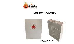 Botiquines medicos metalicos sin contenido Fire Storm