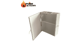 Botiquines para empresas metalico color blanco sin contenido Fire Storm