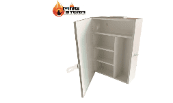 Botiquines para empresas metalico color blanco sin contenido Fire Storm