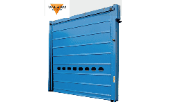 Puertas rápidas industriales plegables para interior y exterior