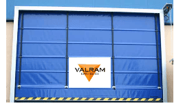 Puertas rápidas apilables industriales para Interiores