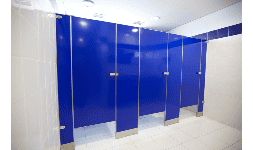 Mamparas para baños institucional