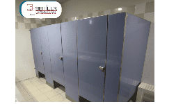 Mamparas para baños institucional