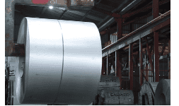 Láminas de acero en rollo con galvanizado