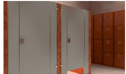 Mamparas y compartimientos para baños - Sanimodul de México