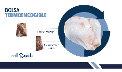 Bolsa termoencogible para empacar quesos