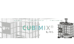 Agitadores mecánicos pendulares Cubimix para IBC's 1000lts