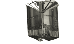 Agitadores industriales pendulares libre movimiento tanques gran capacidad