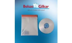 Bolsas de celofán para CD's con adhesivo 