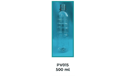 Botellas de plástico PV015 capacidad 0.500 ml