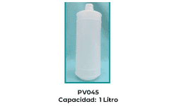 Botellas de plástico PV045 capacidad 1 L