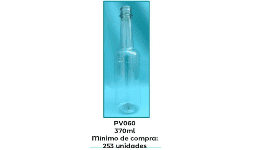 Botellas de plástico capacidad 0.370 ml