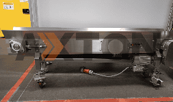 Transportador en acero inoxidable grado alimenticio 