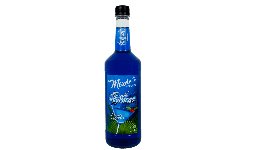 Jarabe endulzante clásico sabor curacao azul