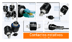Contactos rotativos eléctricos
