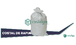 Costales con fibras textiles sintéticas