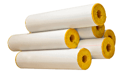 Medias cañas de fibra de vidrio para tubería