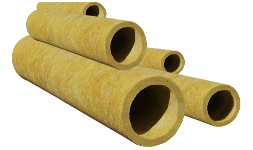Medias cañas de lana mineral para tubería
