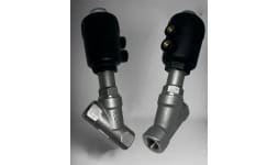 Válvulas angulares con actuador