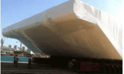 Pistola de retractilar para la industria marítima