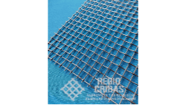 Telas de acero tipo mesh inoxidable 