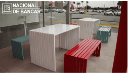 Bancas para jardines estilo picnic