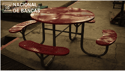 Muebles para jardin - Nacional de Bancas
