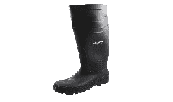Bota de hule negra jardinera PVC