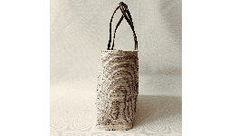 Bolsas de palma natural cocida asa curpiel
