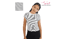 Playera para niña con rayas