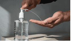 Sanitizantes liquidos antibacterial y jabón para manos