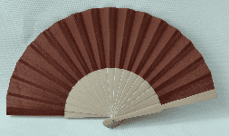Abanicos de madera y tela personalizable eventos